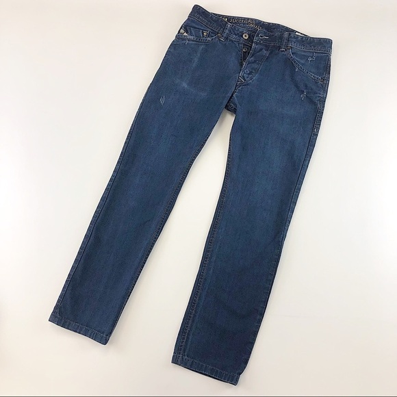 𝅺DIESEL Darron buttonfly blue jeans - Picture 1 of 5
